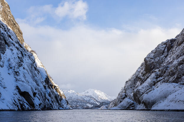 Trollfjord, Lofoten, Norwegen
