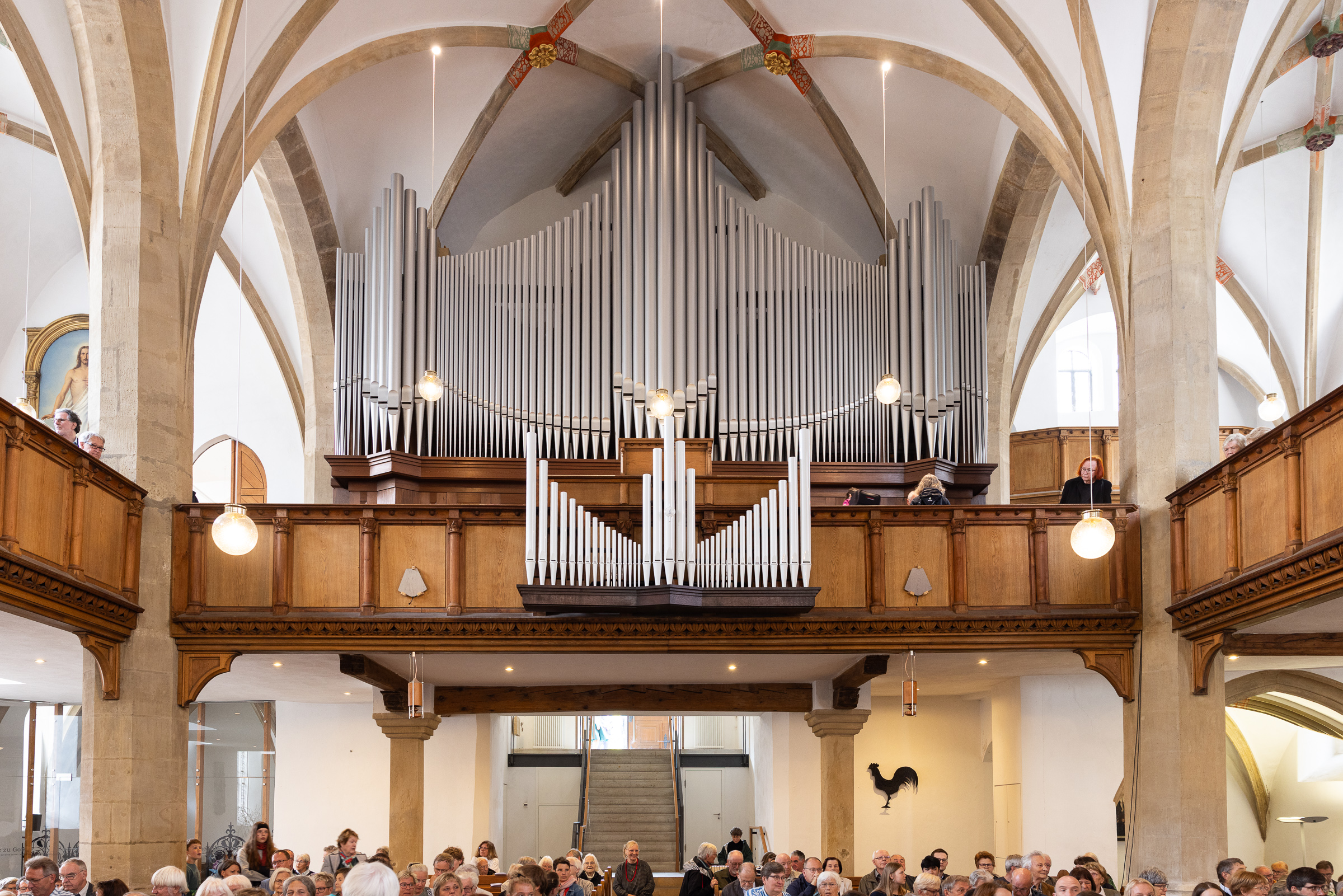 Feierliche Weihe der neuen Porzellanorgel in der Frauenkirche Me