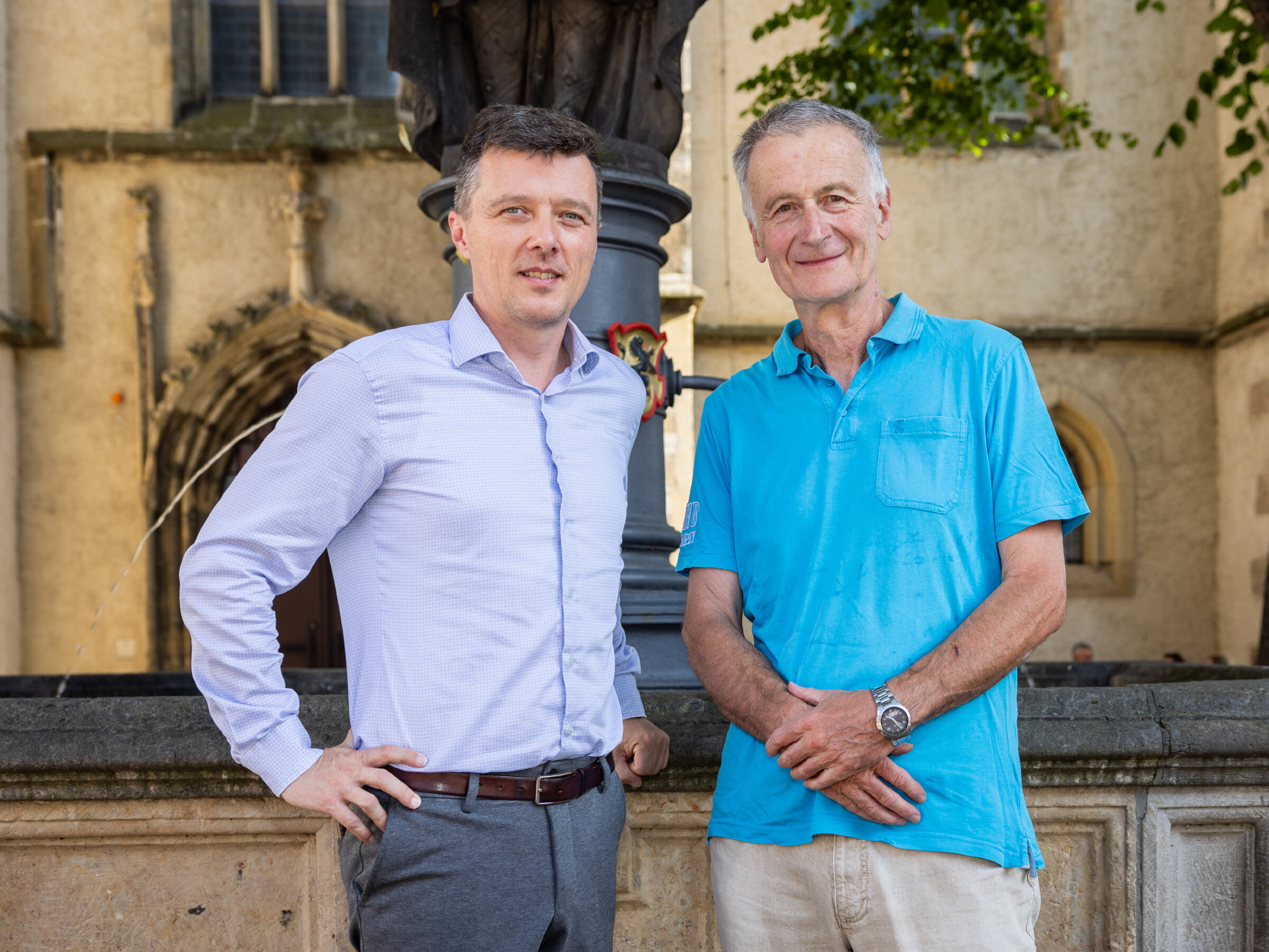 Markus Renner und Hartmut Gruner, Bürgermeister a.D.