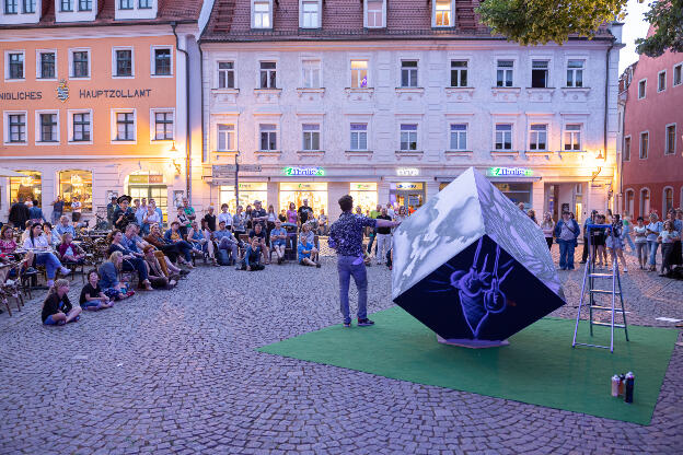 Schauspieler
Sebastian Volk, Musiker Jan Maihorn und Grafikküns