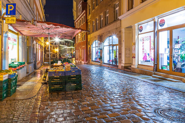 Altstadt im Regen