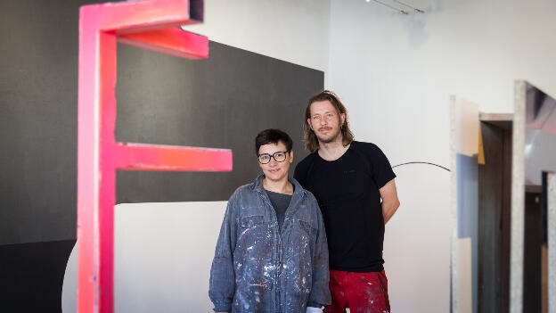  Isabelle Borges und Christian Henkel im Kunstverein Meißen 2017