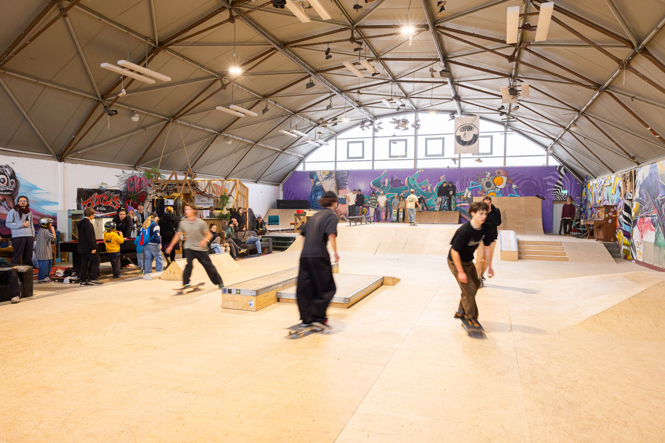 Eröffnung der Skaterhalle