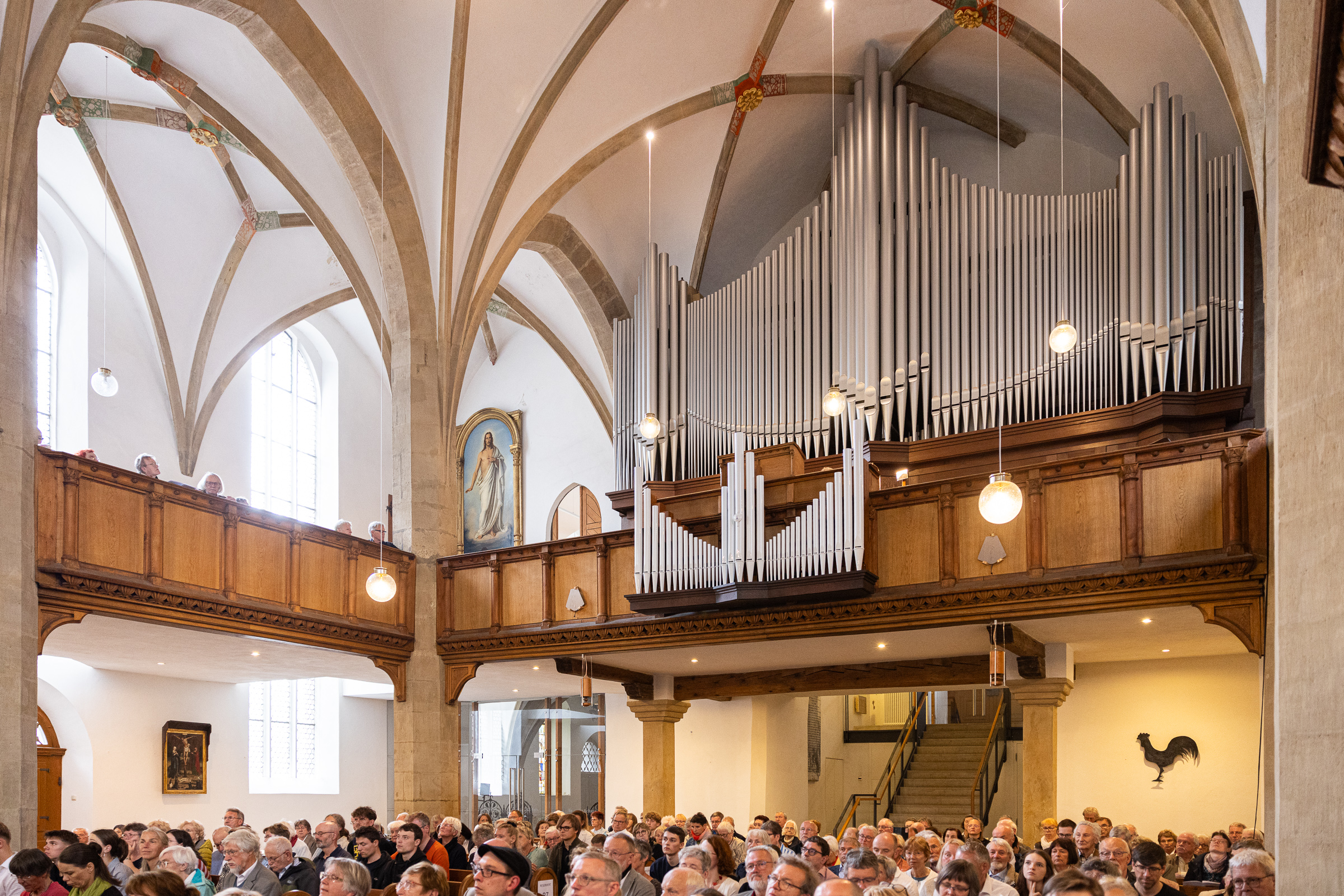 Feierliche Weihe der neuen Porzellanorgel in der Frauenkirche Me