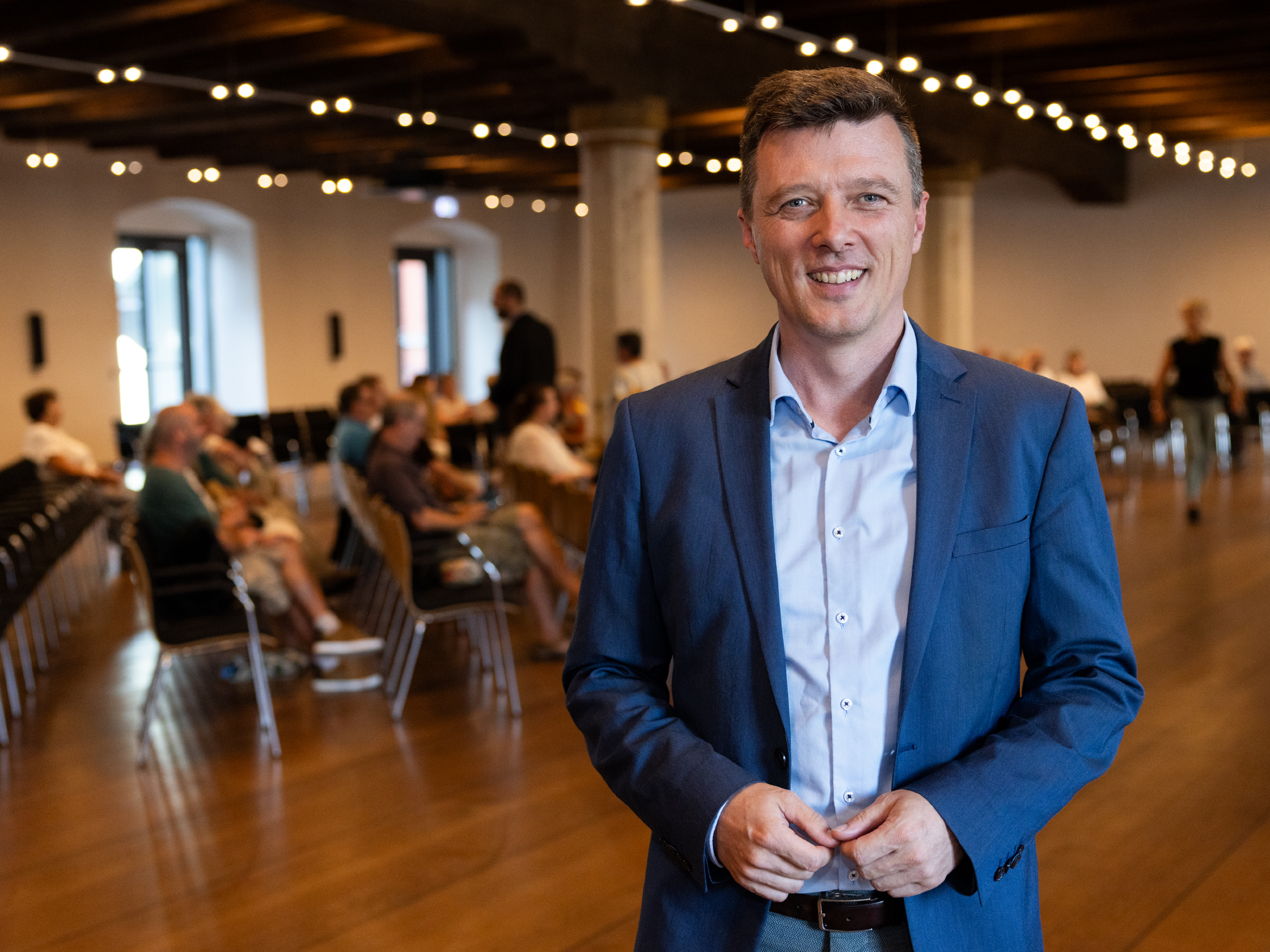 Markus Renner beim Wahlforum der Seniorenvertretung im Meißner Rathaus