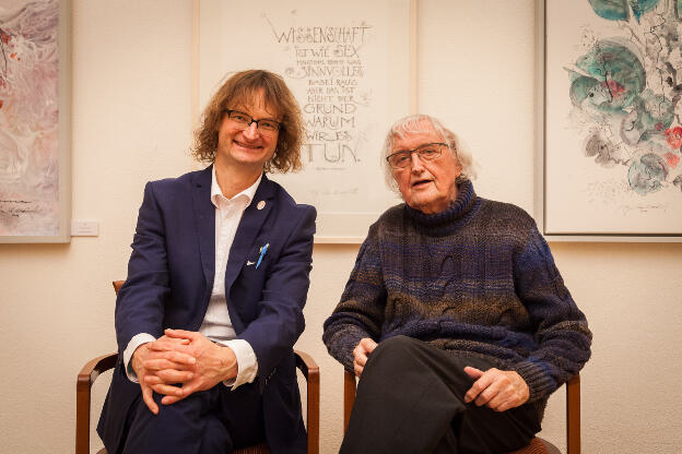 Kay LEO Leonhardt und Prof. Heinz Werner