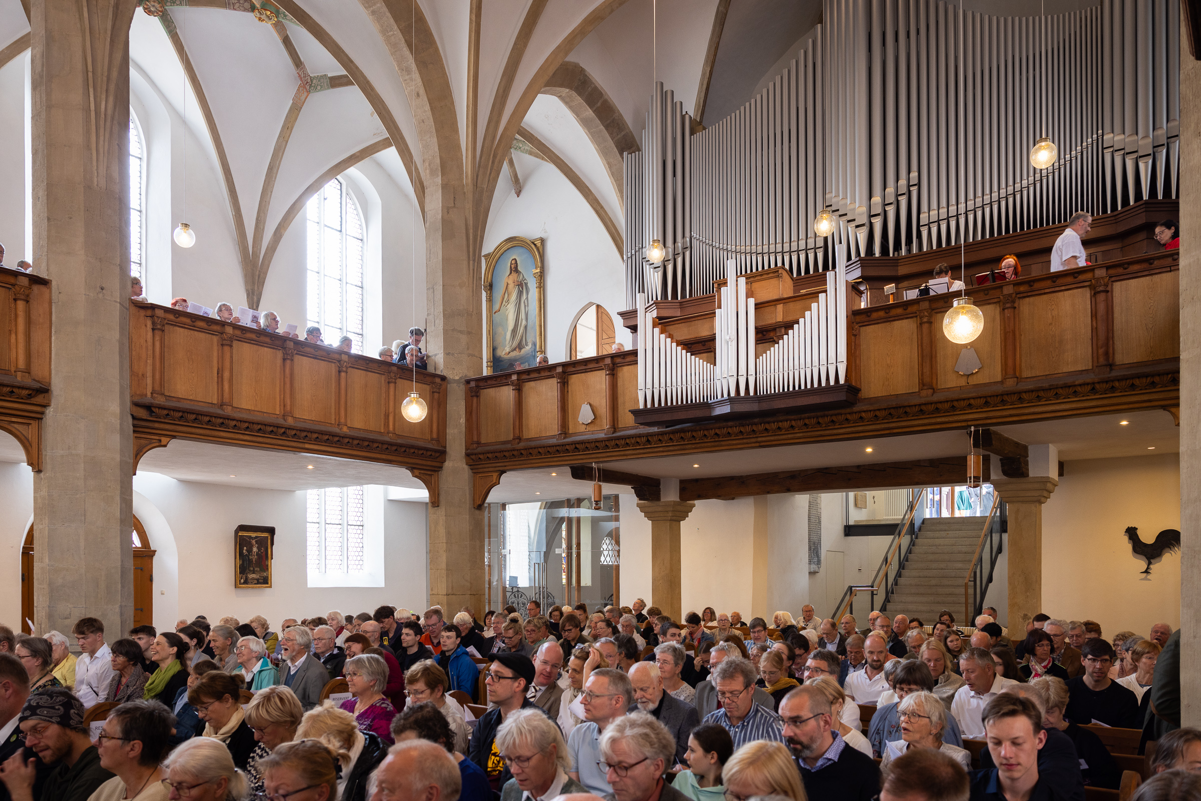 Feierliche Weihe der neuen Porzellanorgel in der Frauenkirche Me