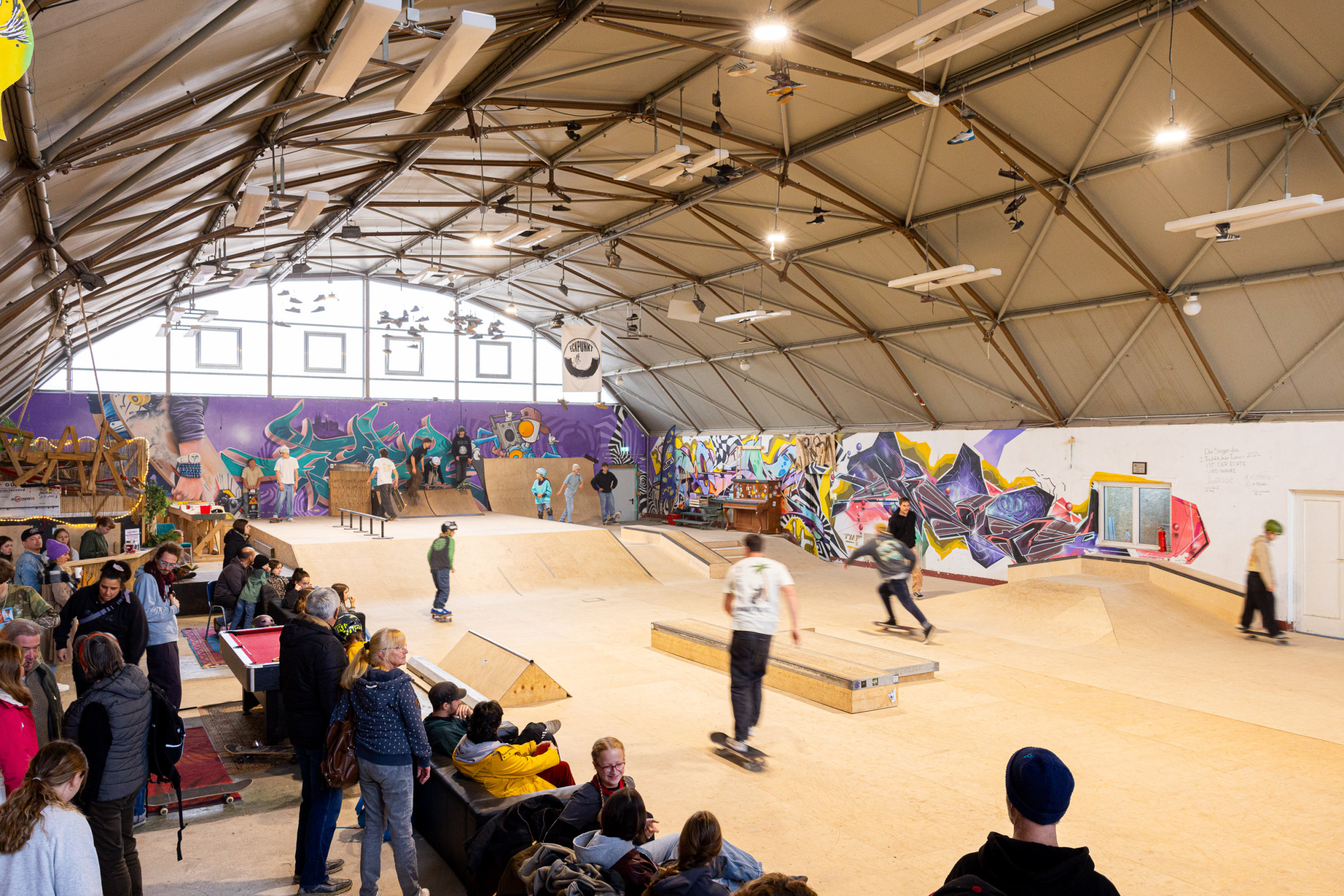 Eröffnung der Skaterhalle