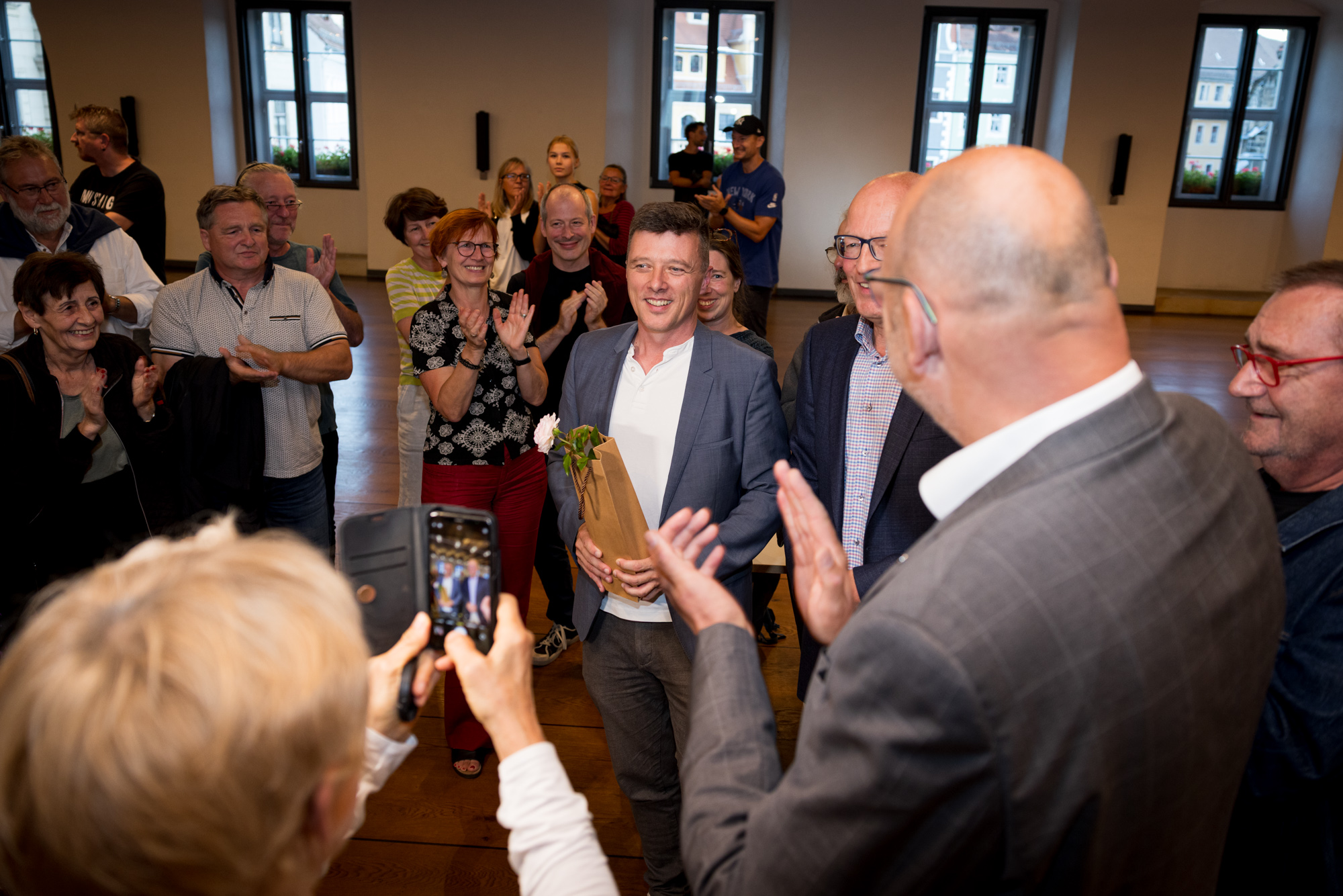 Markus Renner bei der Wahl zum Oberbürgermeister