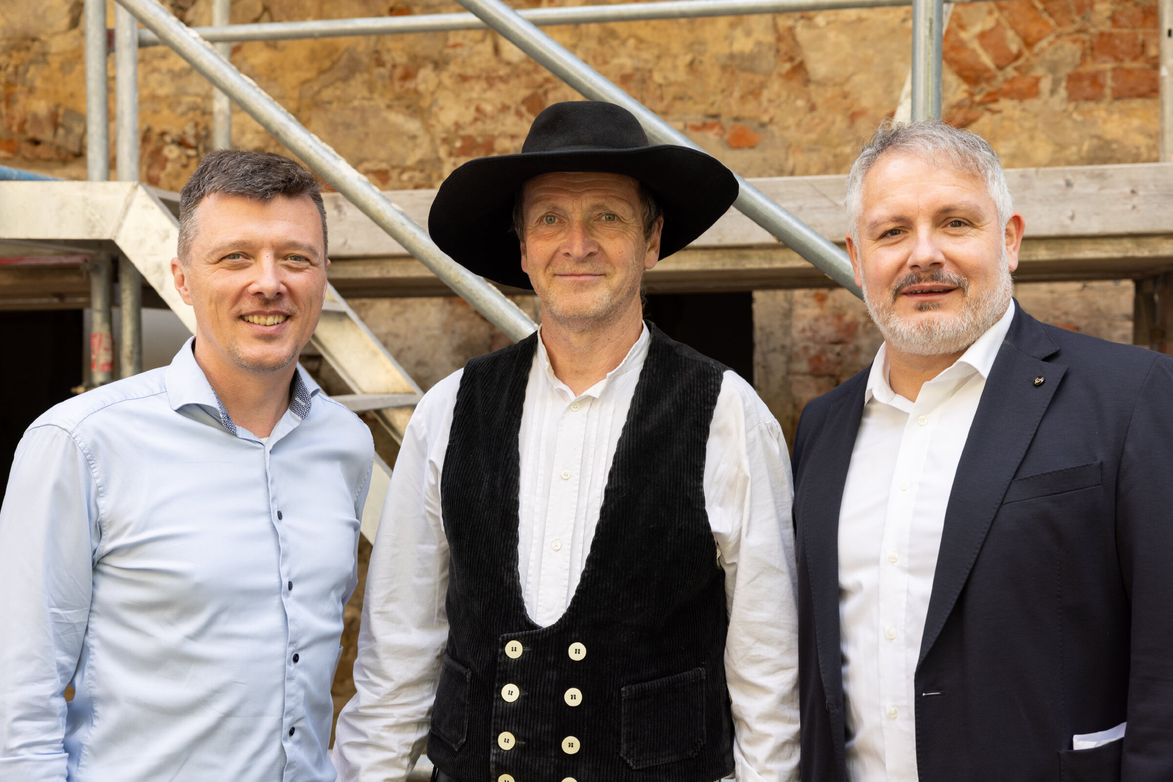 Markus Renner beim Richtfest am Baderberg