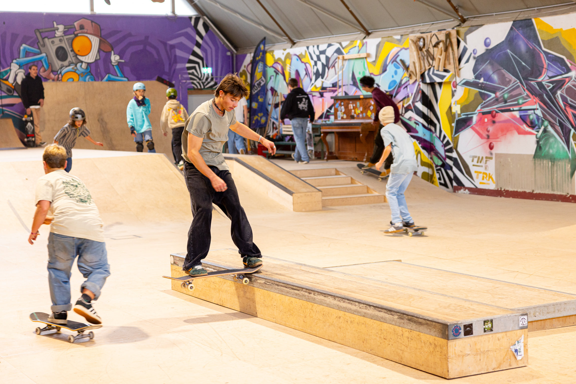 Eröffnung der Skaterhalle