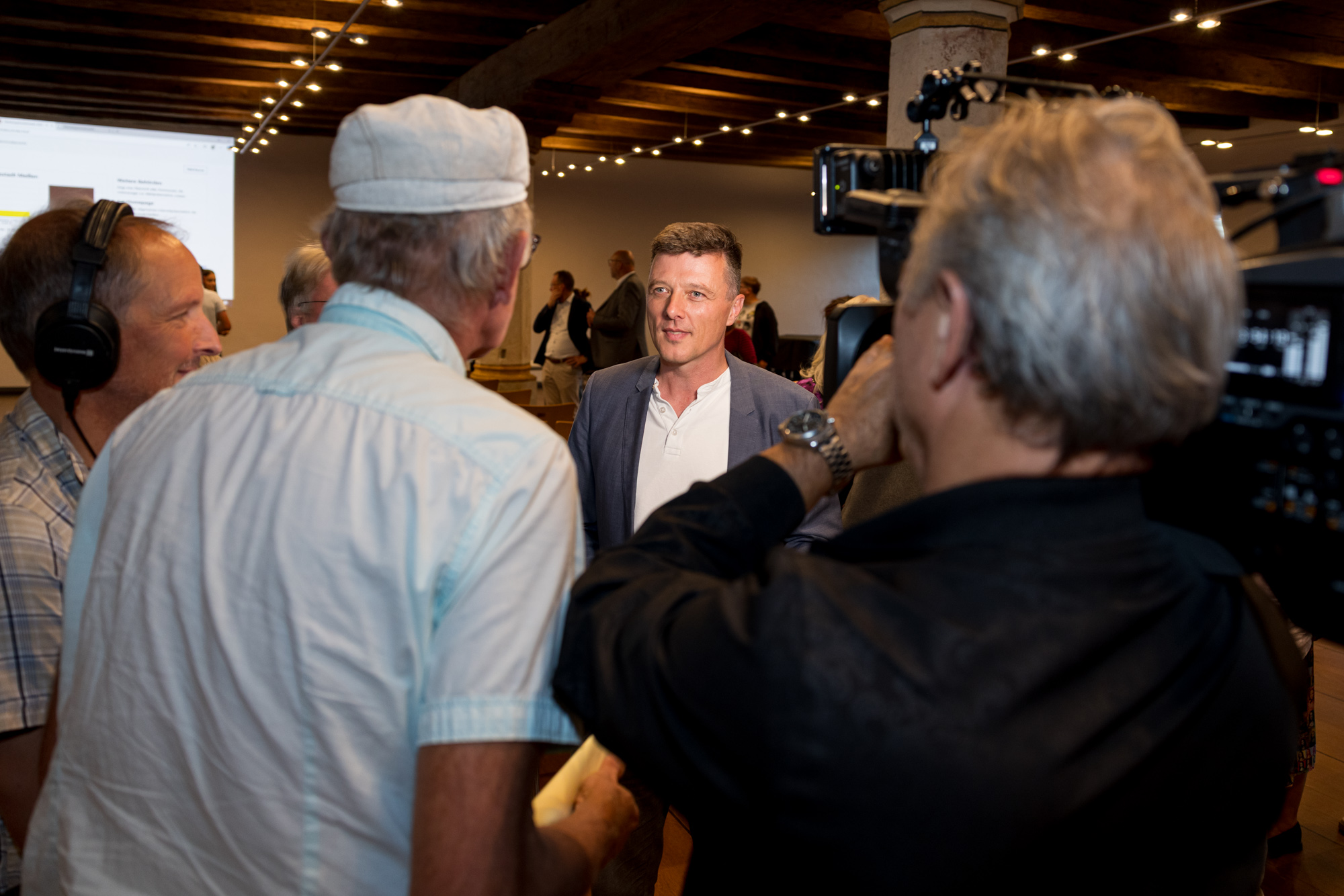 Wahlsieger Markus Renner am Abend der Wahl